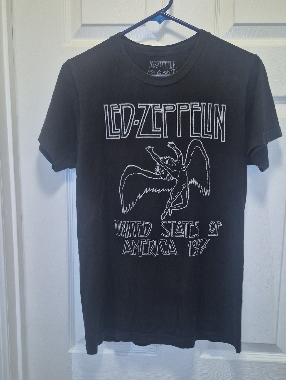 Led Zeppelin Black Graphic Tee - Women's Short Sleeve